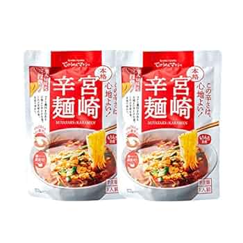 Amazon.co.jp: 本格宮崎辛麺 2袋セット ネコポス便 日時指定不可